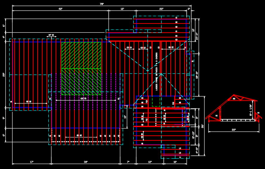 Truss layout 004