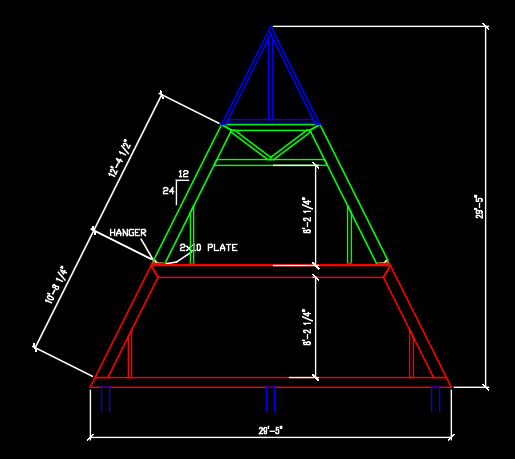 Truss layout 014