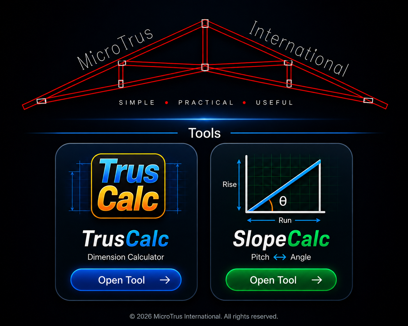 MicroTrus International tools